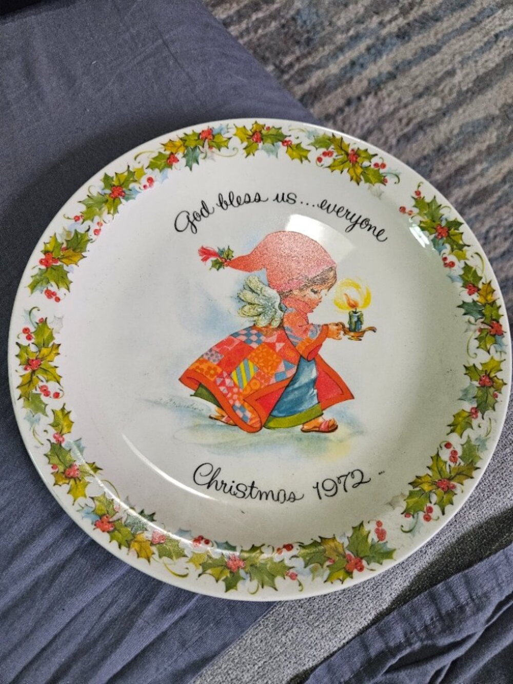 Gigi Commemorative Edition Christmas 1972 Plate